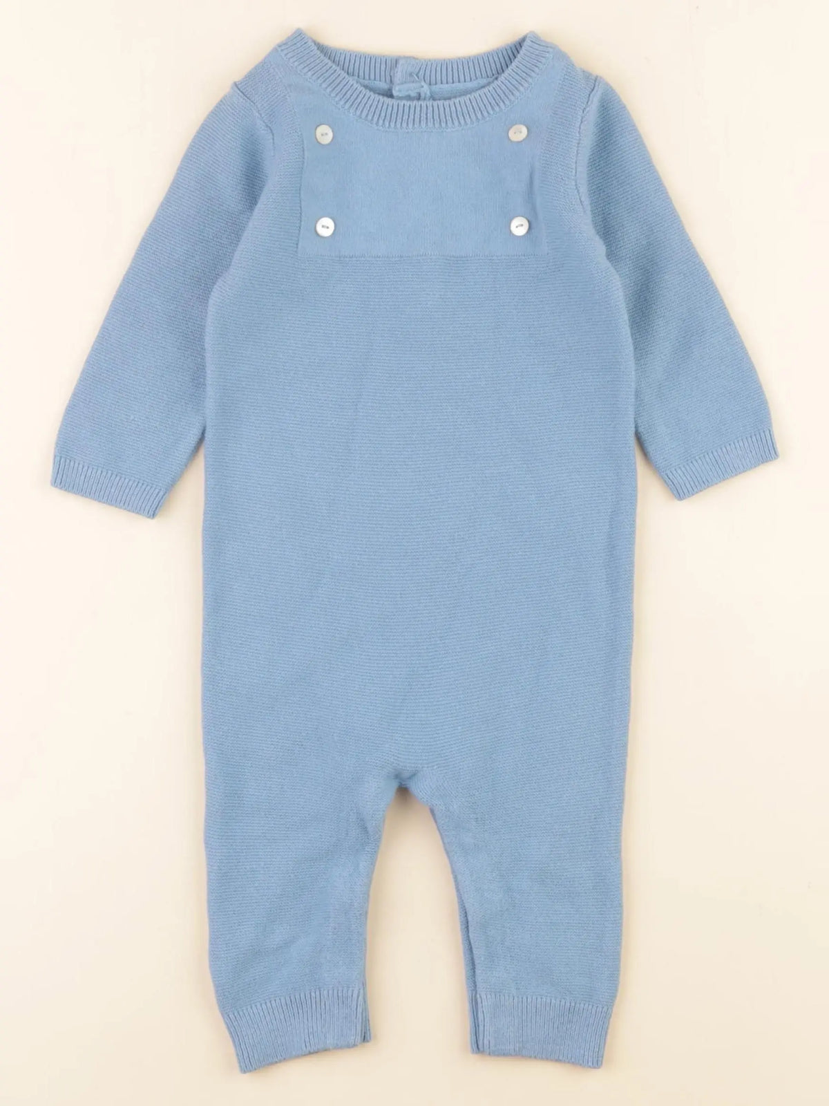 Jacadi - combinaison bleu - 6 mois