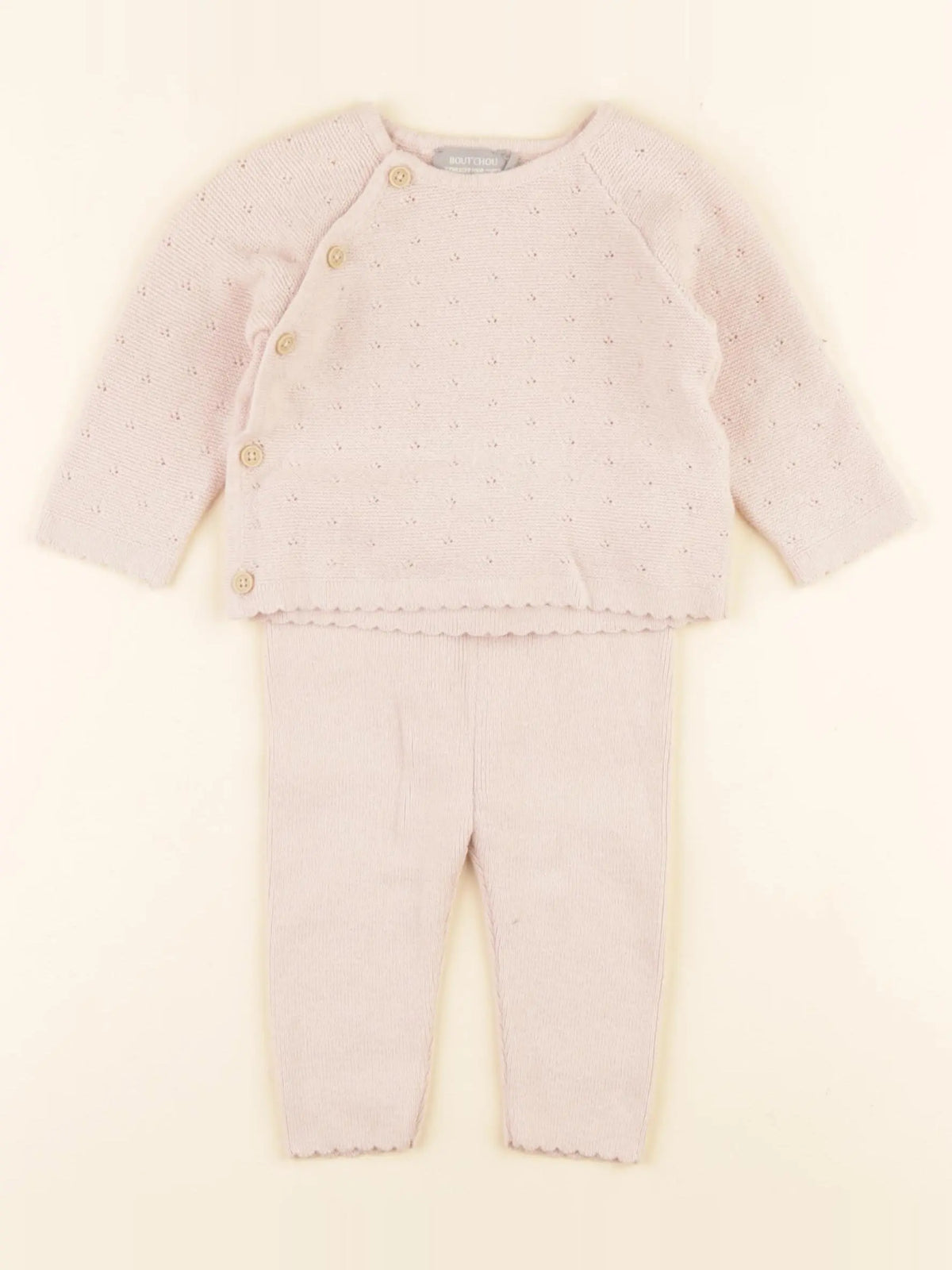 Boutchou - ensemble rose - 3 mois