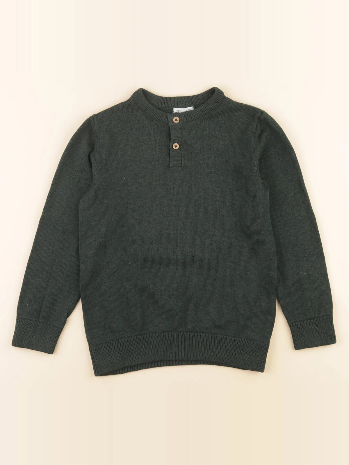 Vertbaudet - pull vert - 6 ans