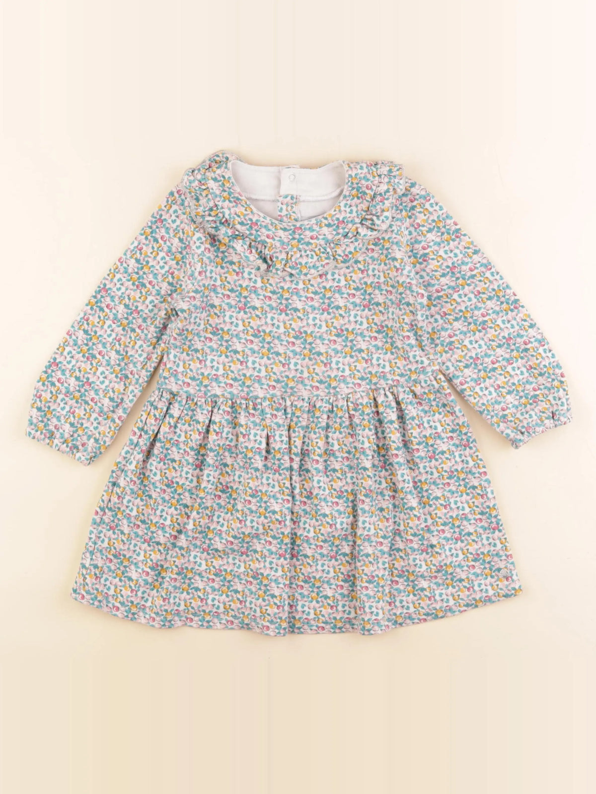 Petit Bateau - robe multicolore - 3 ans