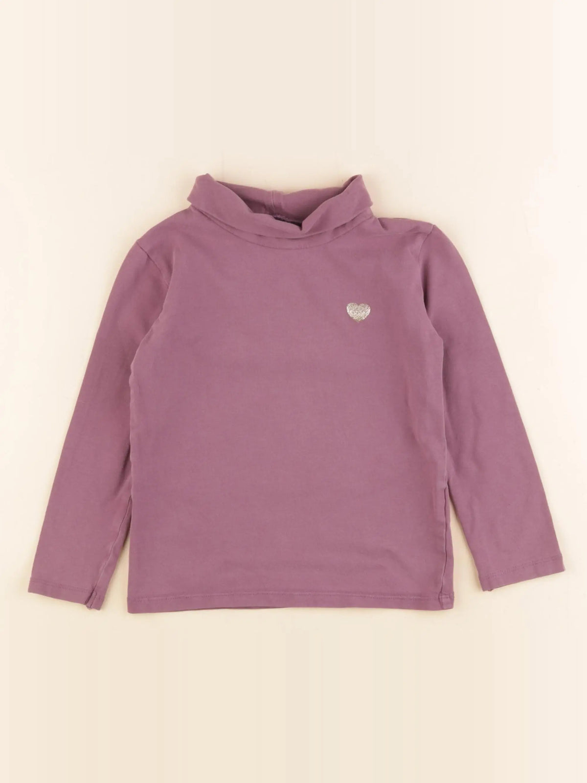 Vertbaudet - sous-pull violet - 4 ans