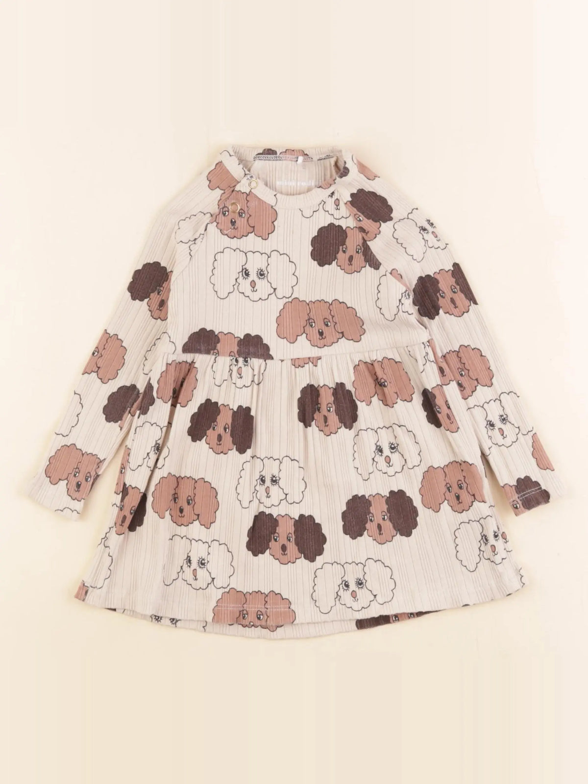 Mini Rodini - robe marron - 6/12 mois