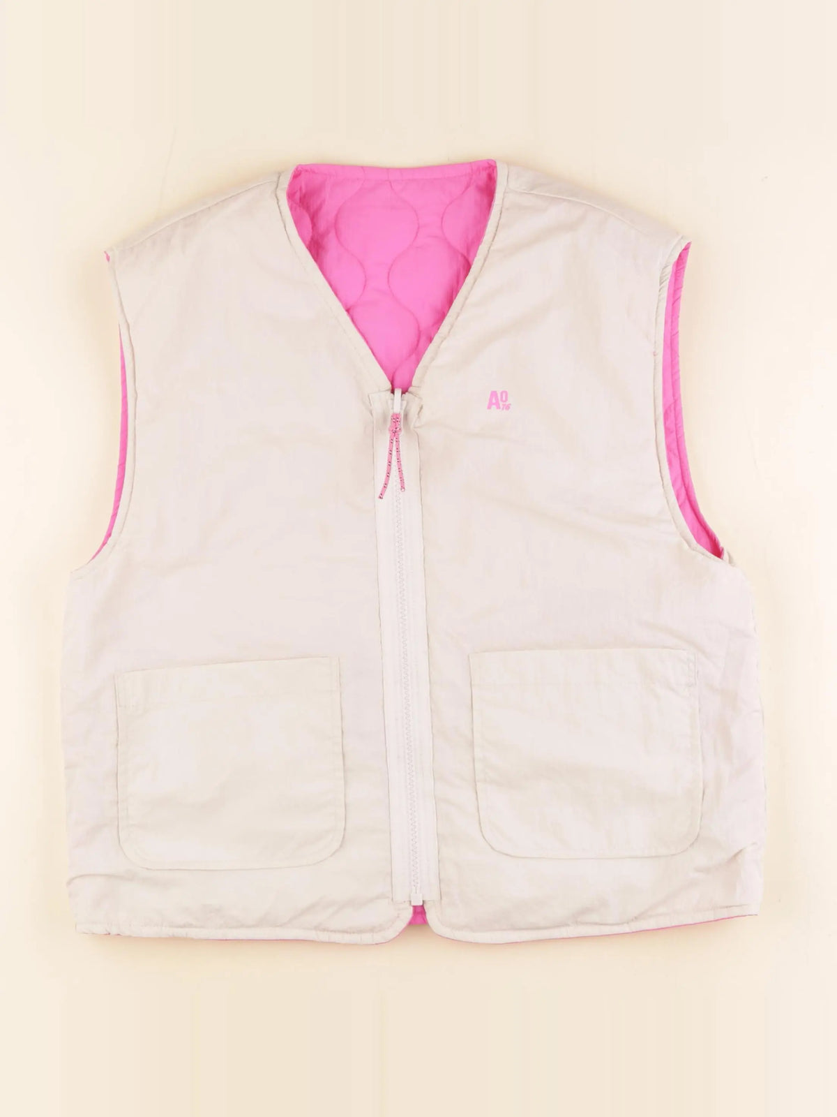American Outfitters - doudoune rose fluo - 12 ans