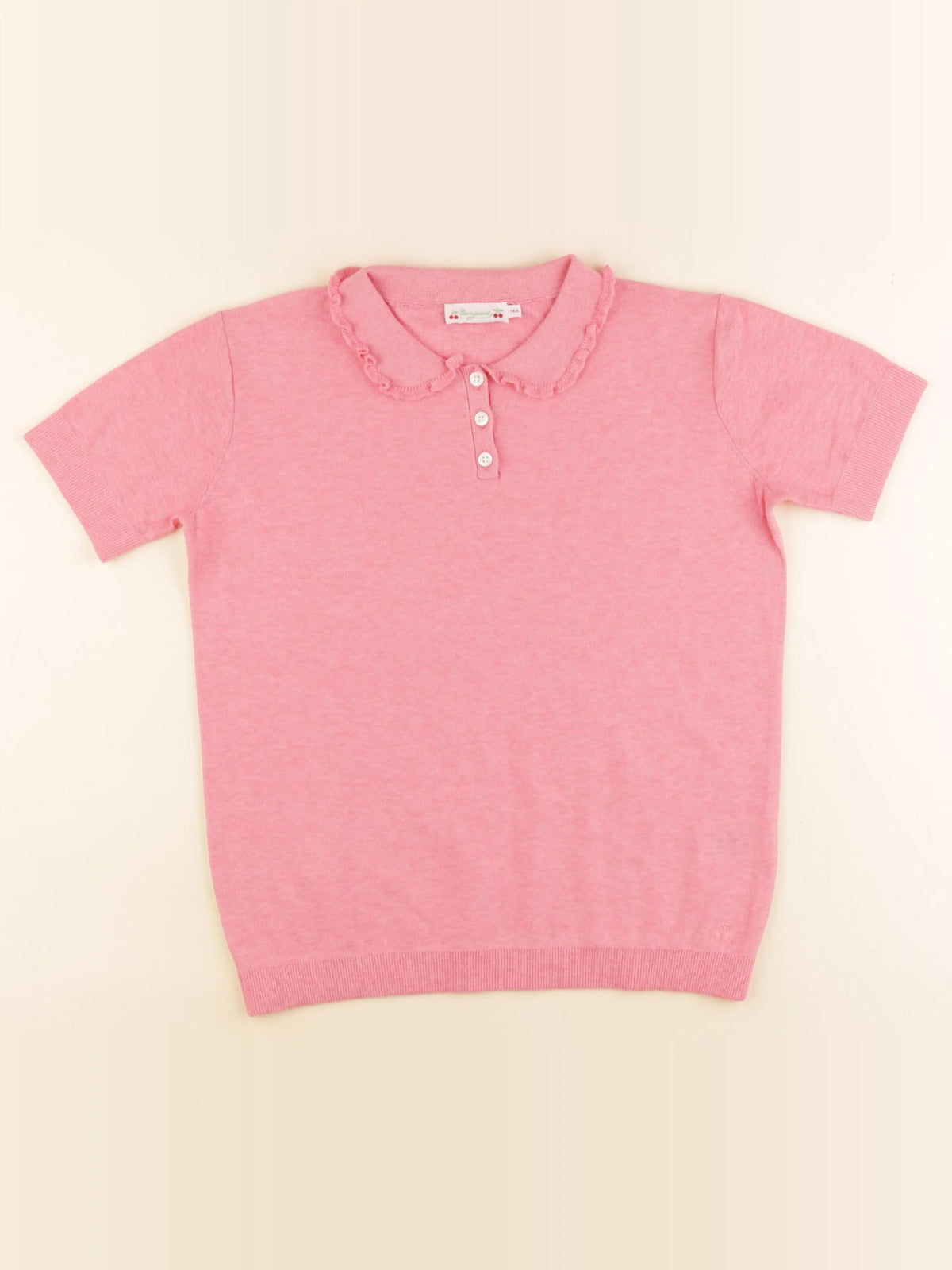 Bonpoint - pull rose - 14 ans