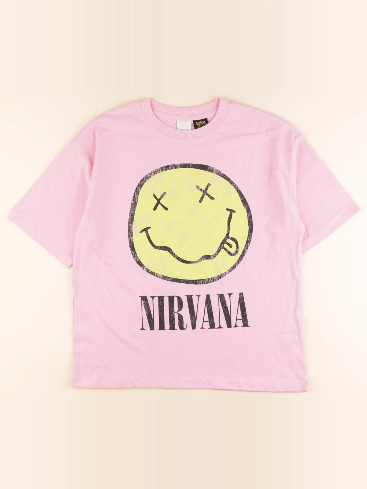 Zara - tee-shirt rose - 12/13 ans
