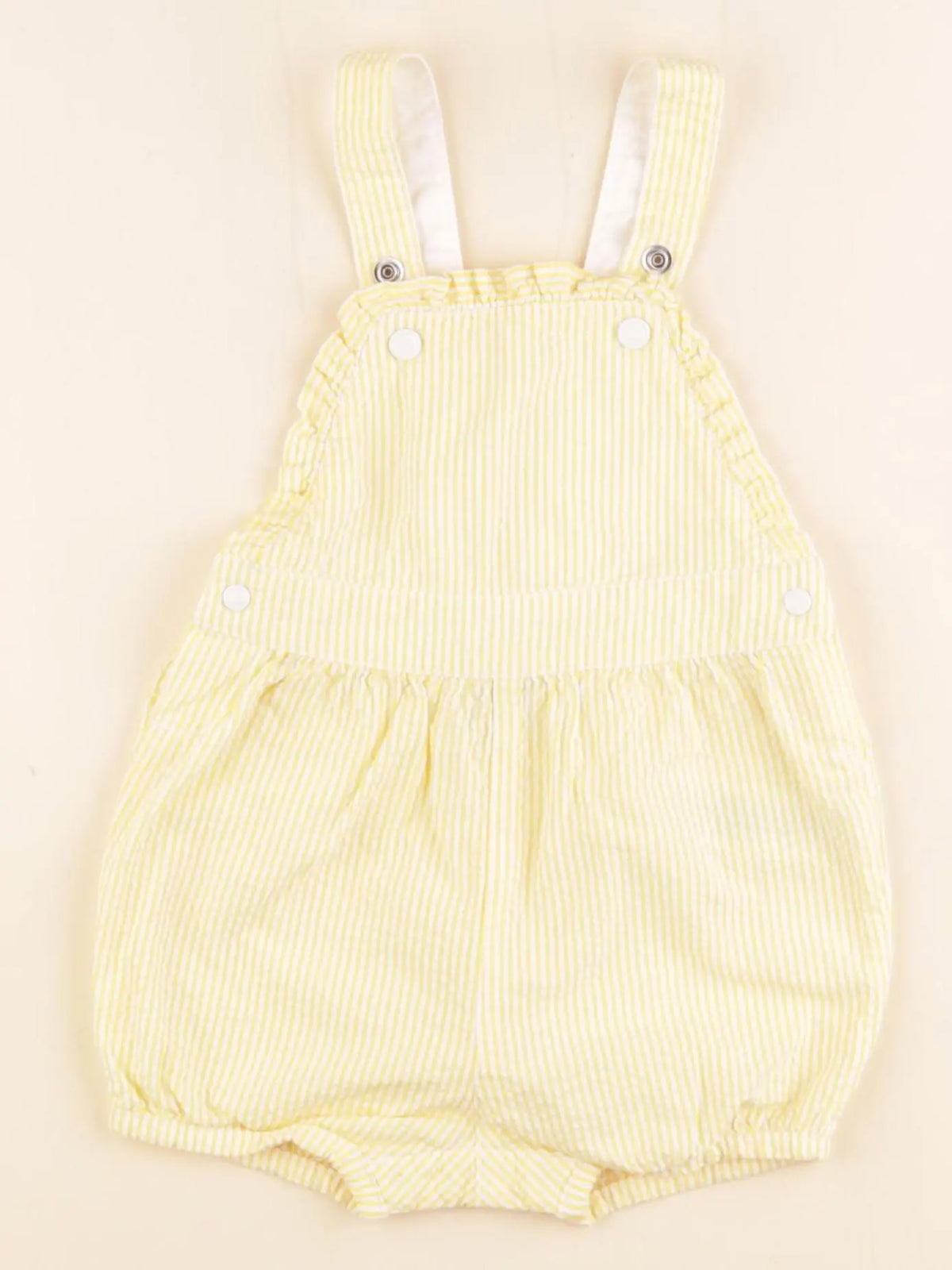Petit Bateau - salopette jaune - 12 mois