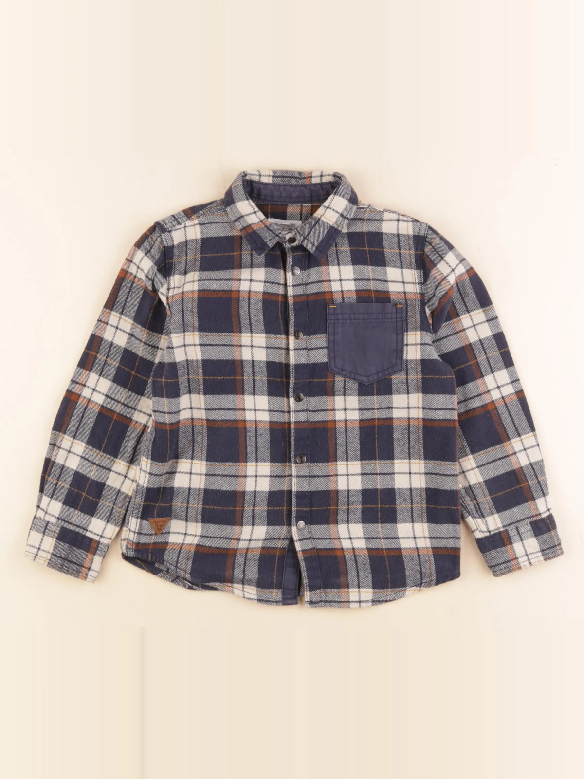 Vertbaudet - chemise bleu - 6 ans