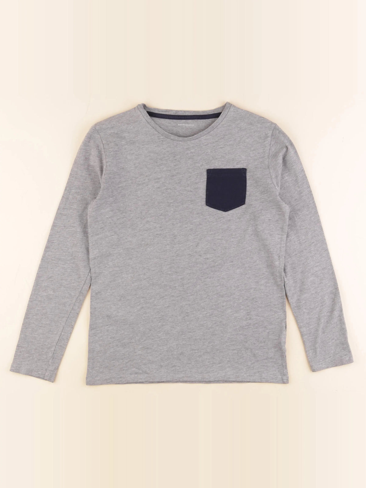 Vertbaudet - tee-shirt gris - 12 ans