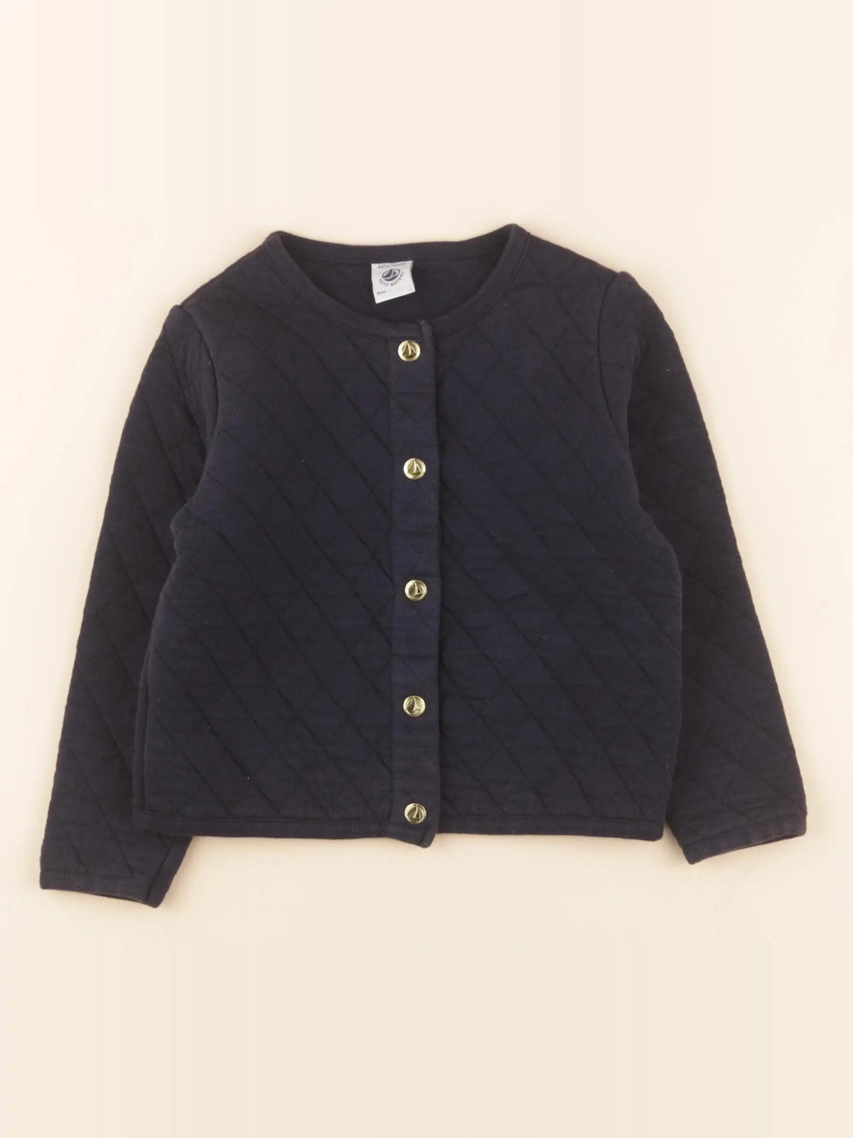 Petit Bateau - sweat bleu - 4 ans