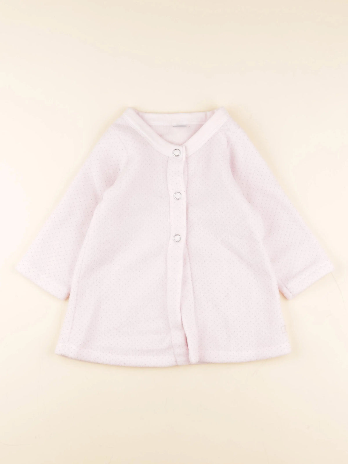Petit Bateau - robe de chambre rose - 3 ans