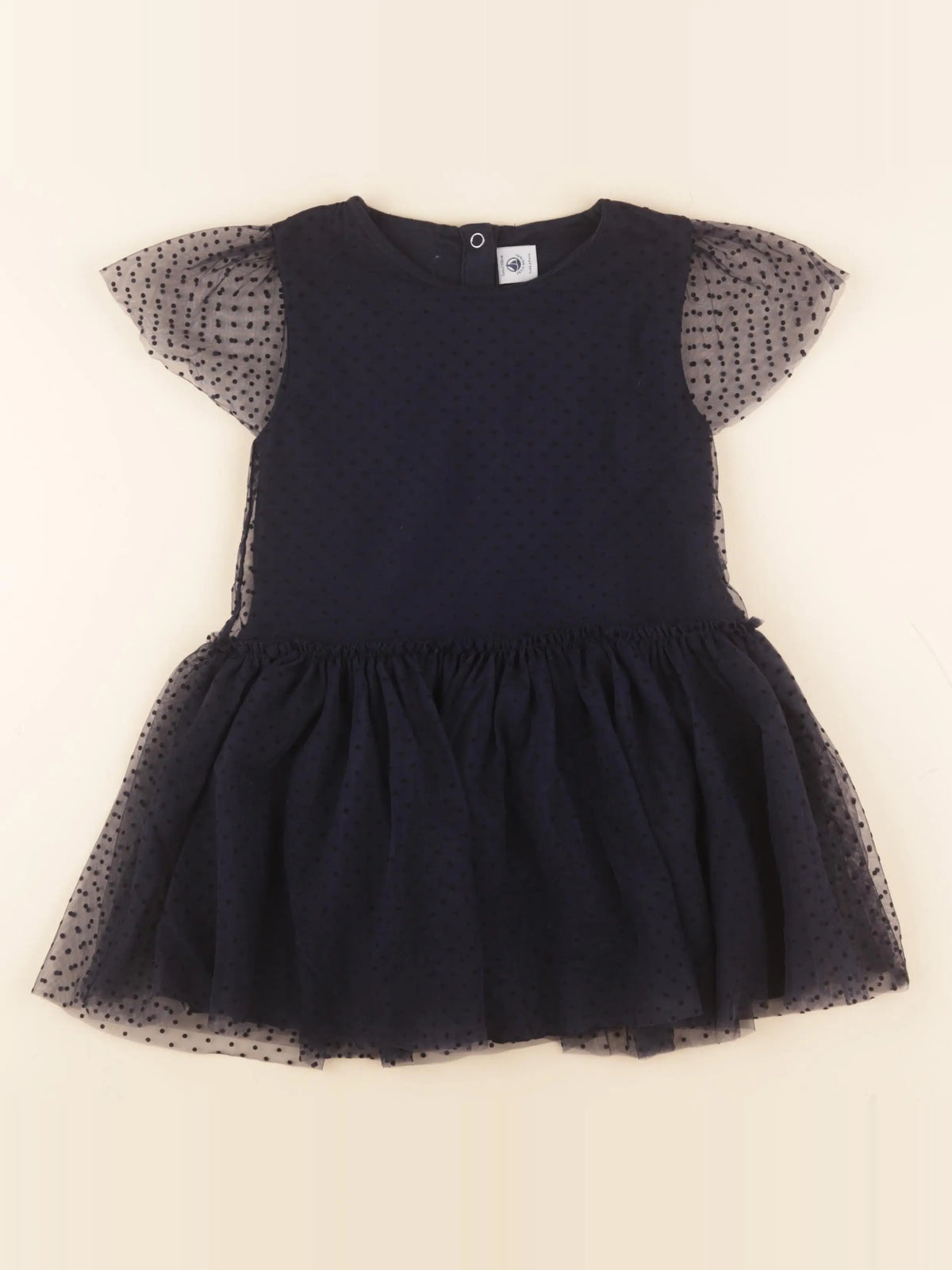 Petit Bateau - robe bleu - 5 ans