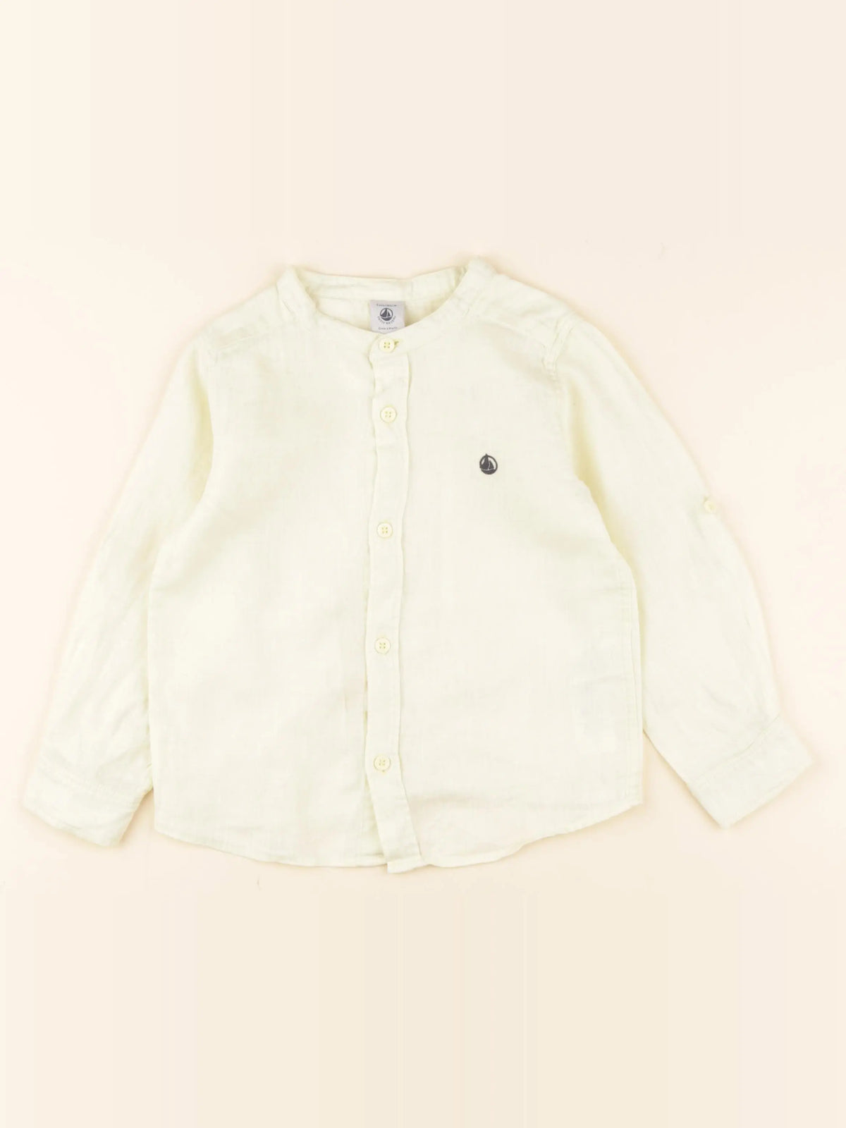 Petit Bateau - chemise jaune - 4 ans