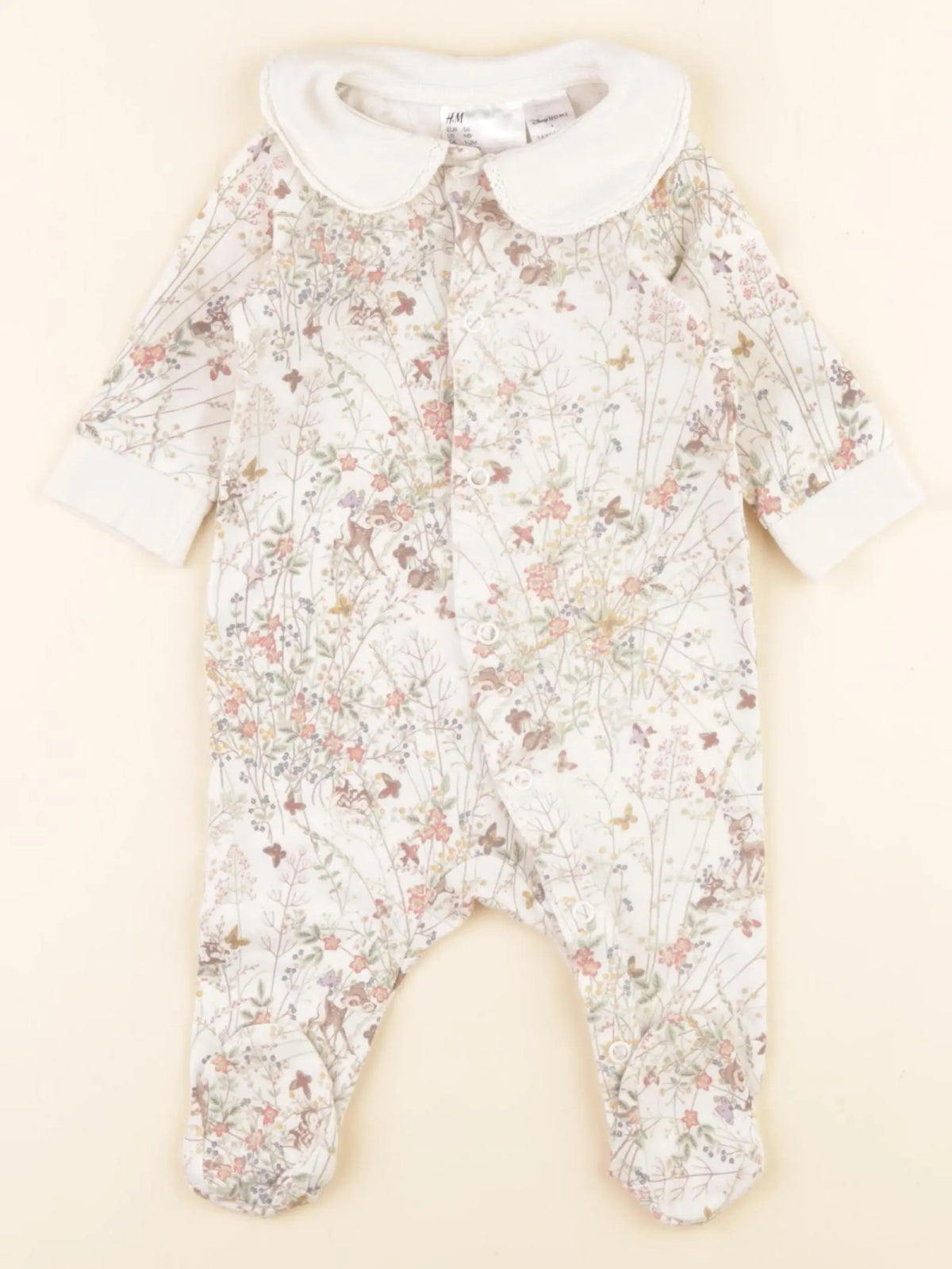 H&M - pyjama coton multicolore - 1/2 mois