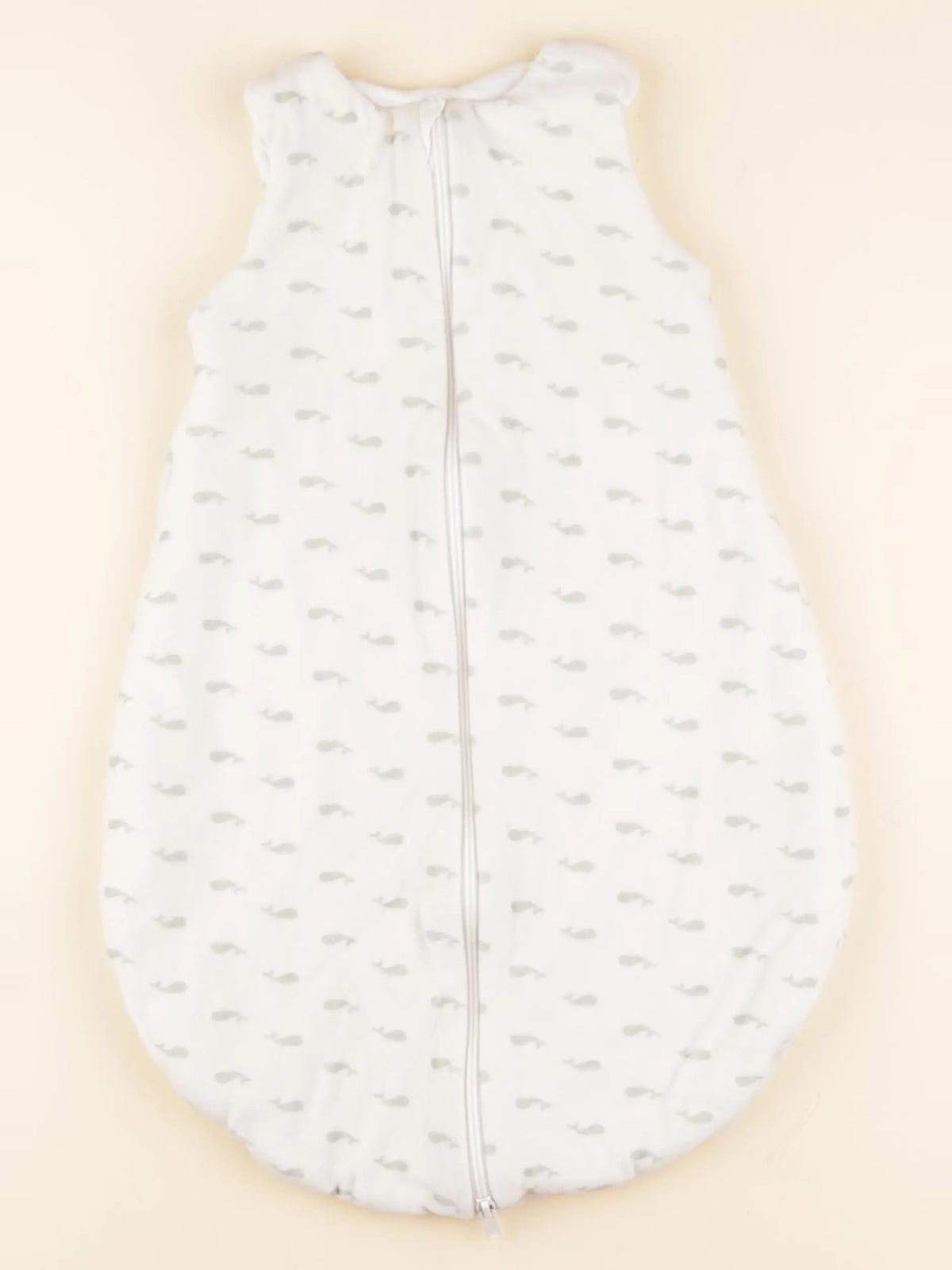 Petit Bateau - gigoteuse blanc, vert - 0/6 mois