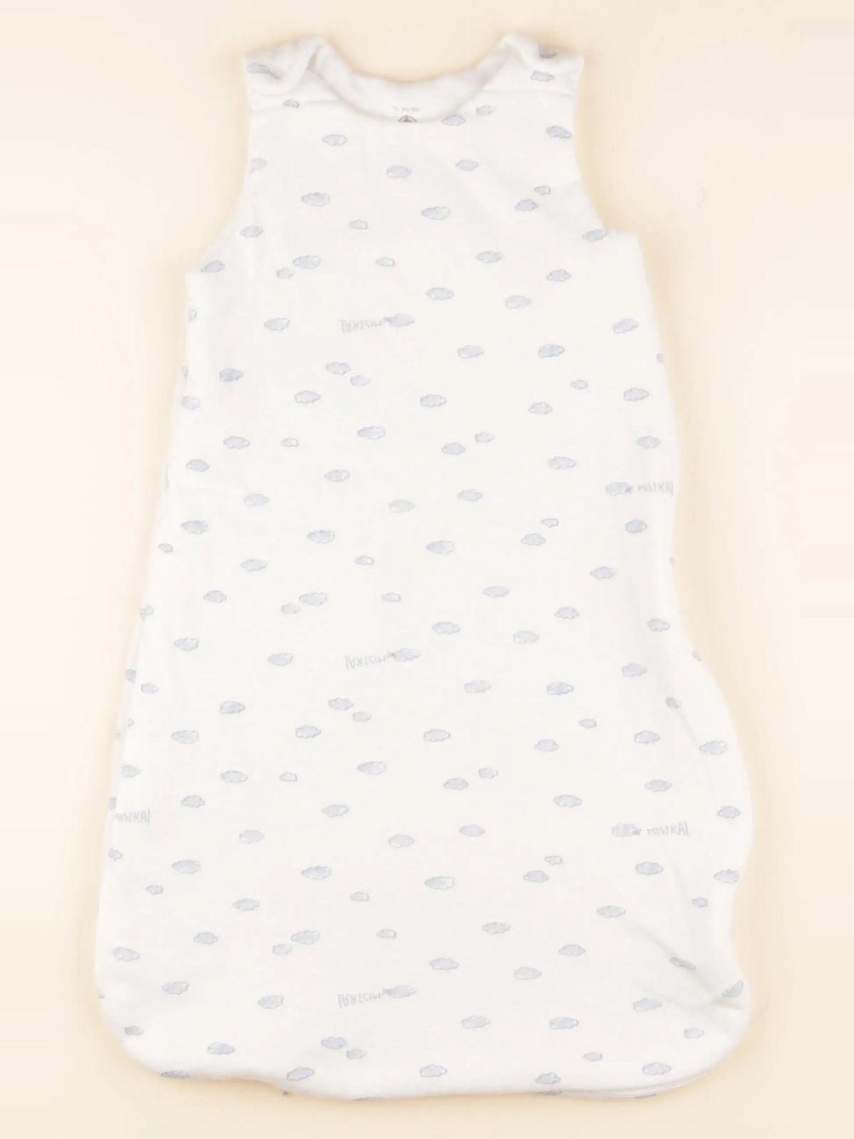 Petit Bateau - gigoteuse bleu, blanc - 0/6 mois