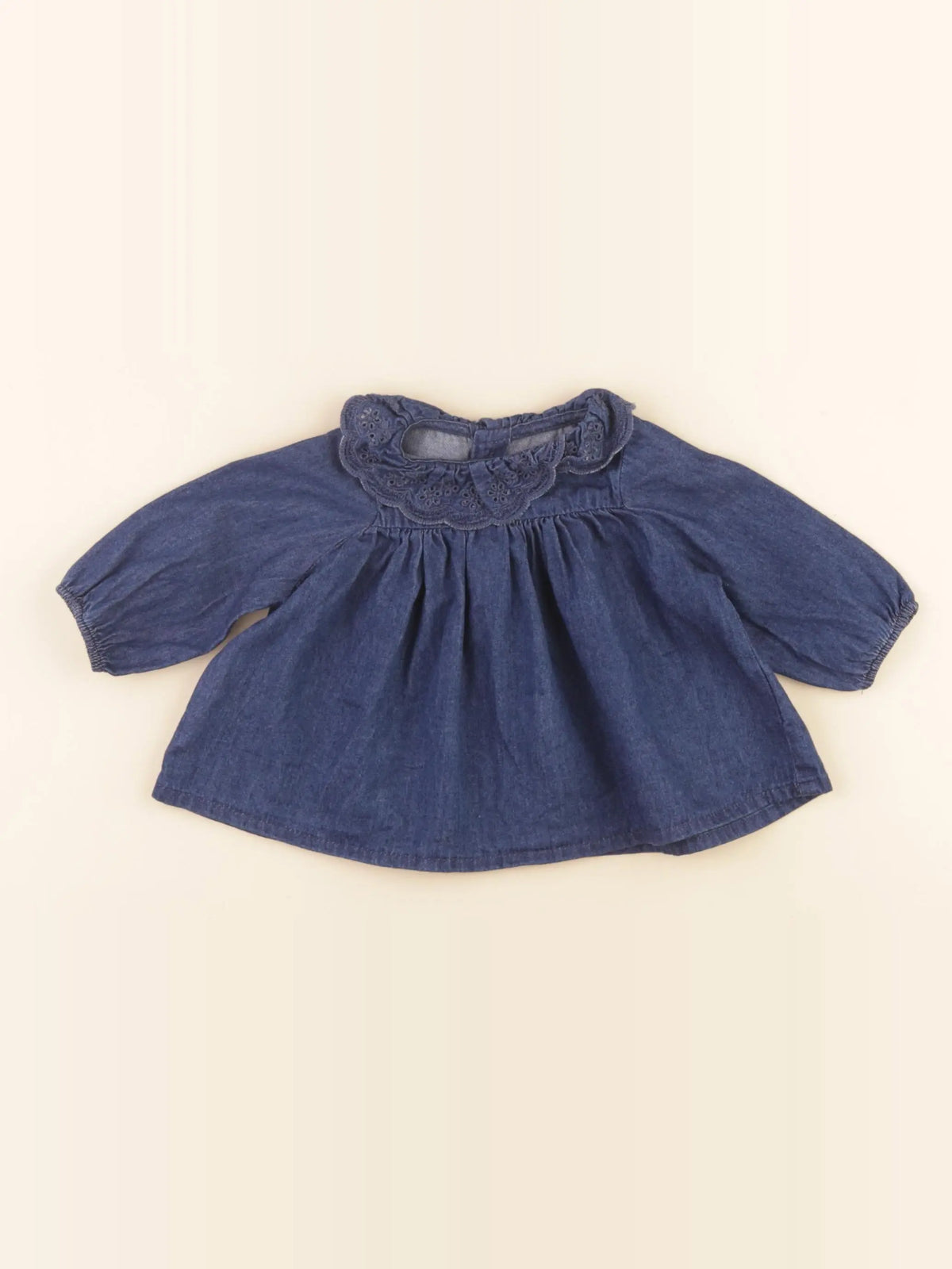 Vertbaudet - blouse bleu - 1 mois