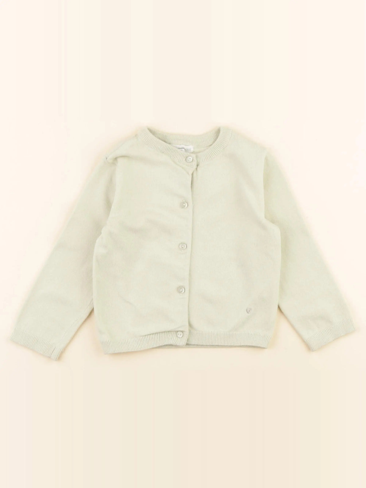 Vertbaudet - gilet vert - 2 ans