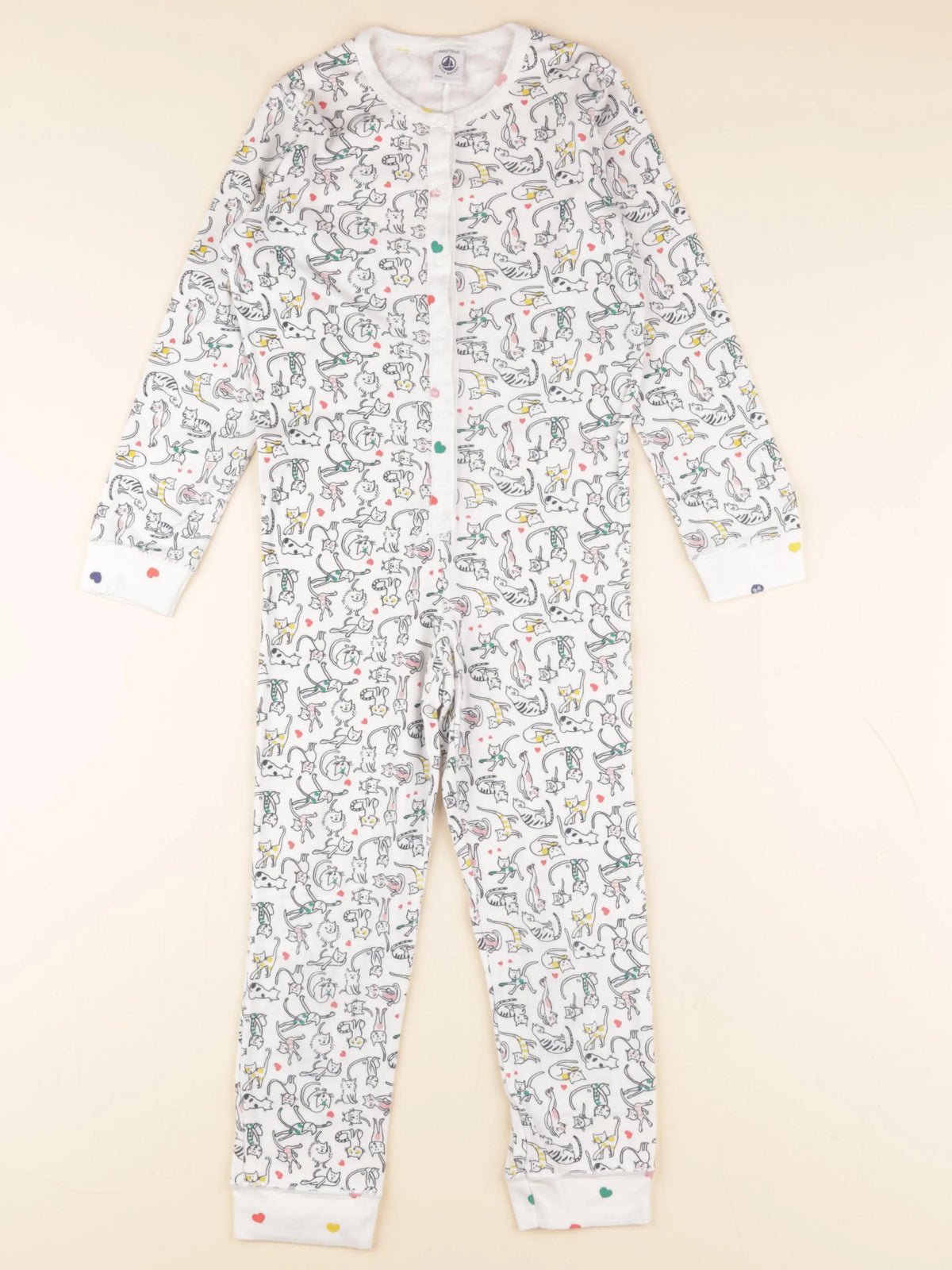 Petit Bateau - pyjama coton multicolore - 6 ans