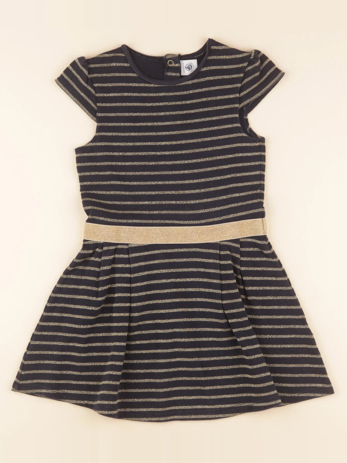 Petit Bateau - robe bleu - 6 ans