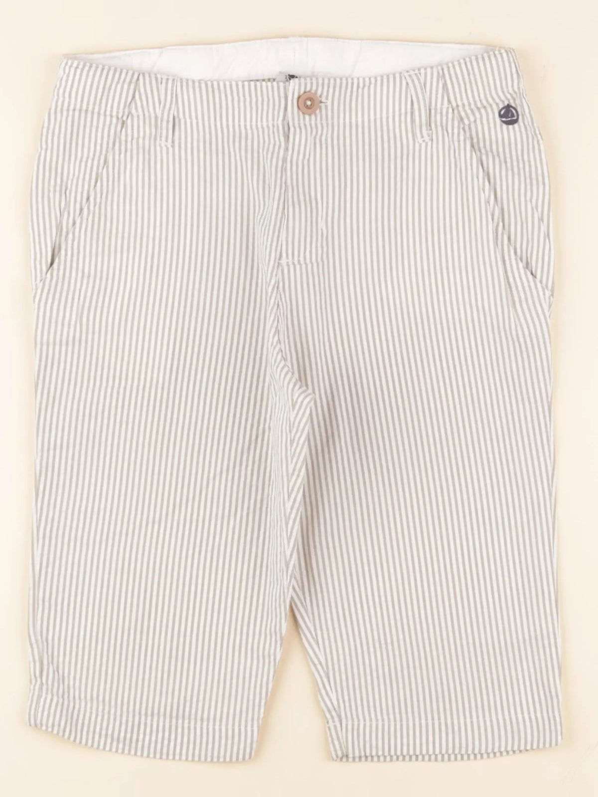 Petit Bateau - short gris - 10 ans