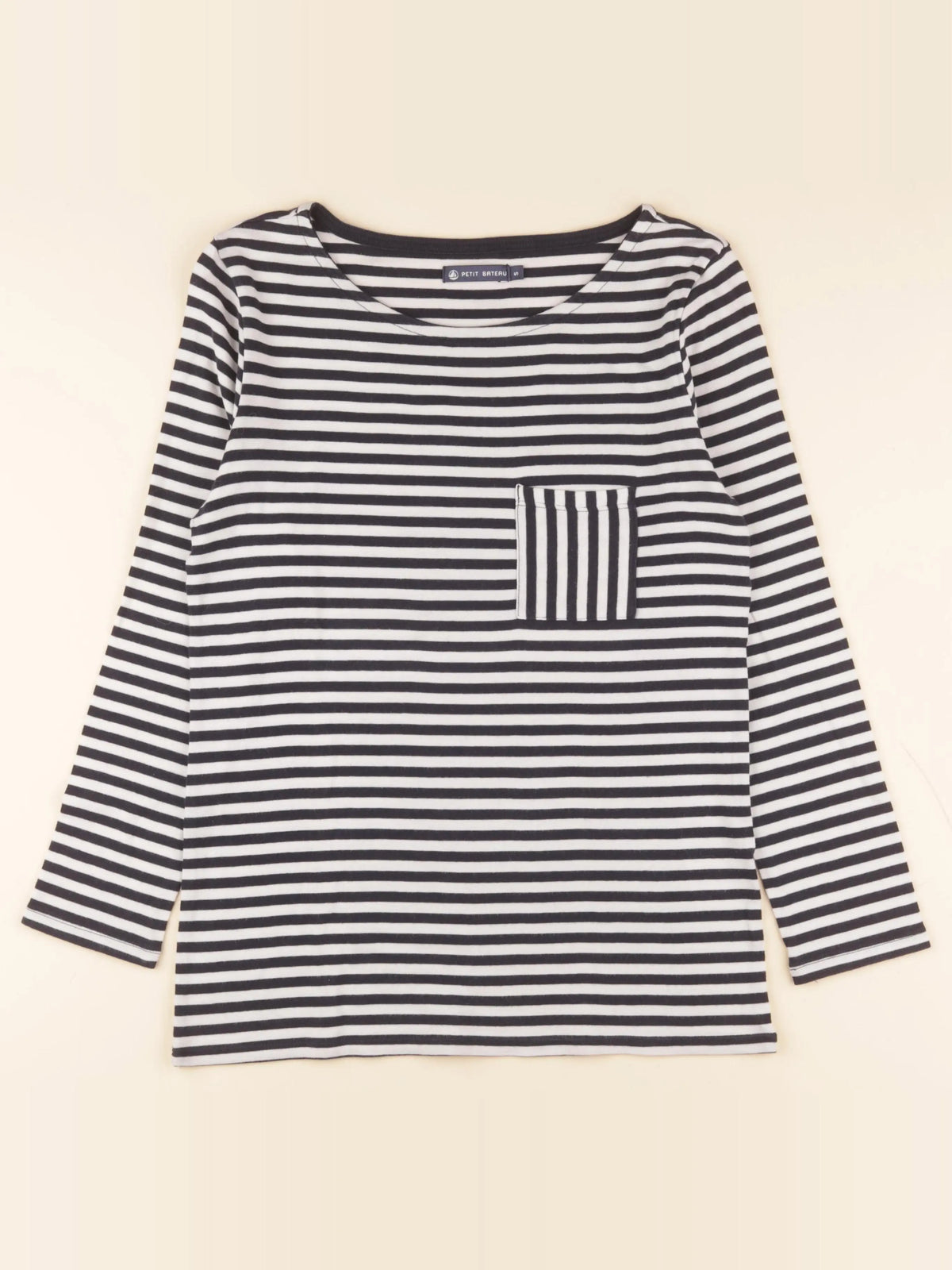Petit Bateau - tee-shirt bleu - 16 ans