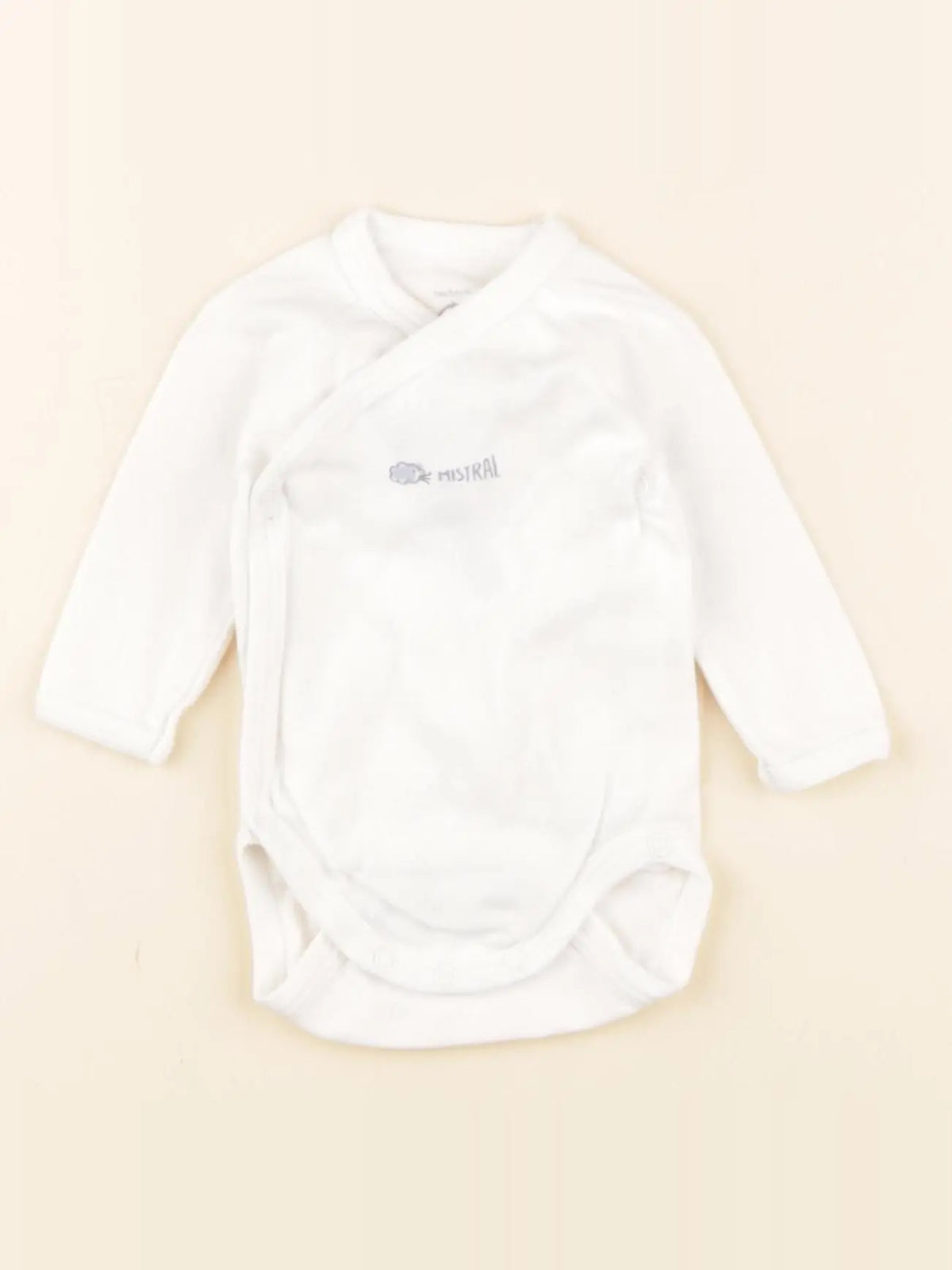Petit Bateau - body blanc - 1 mois
