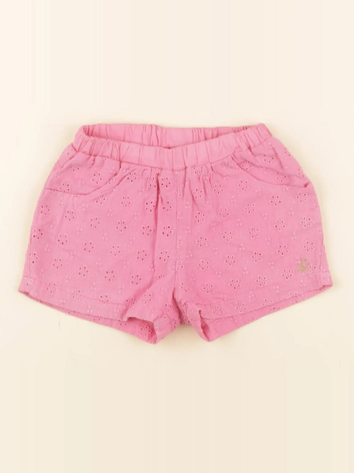 Petit Bateau - short rose - 24 mois