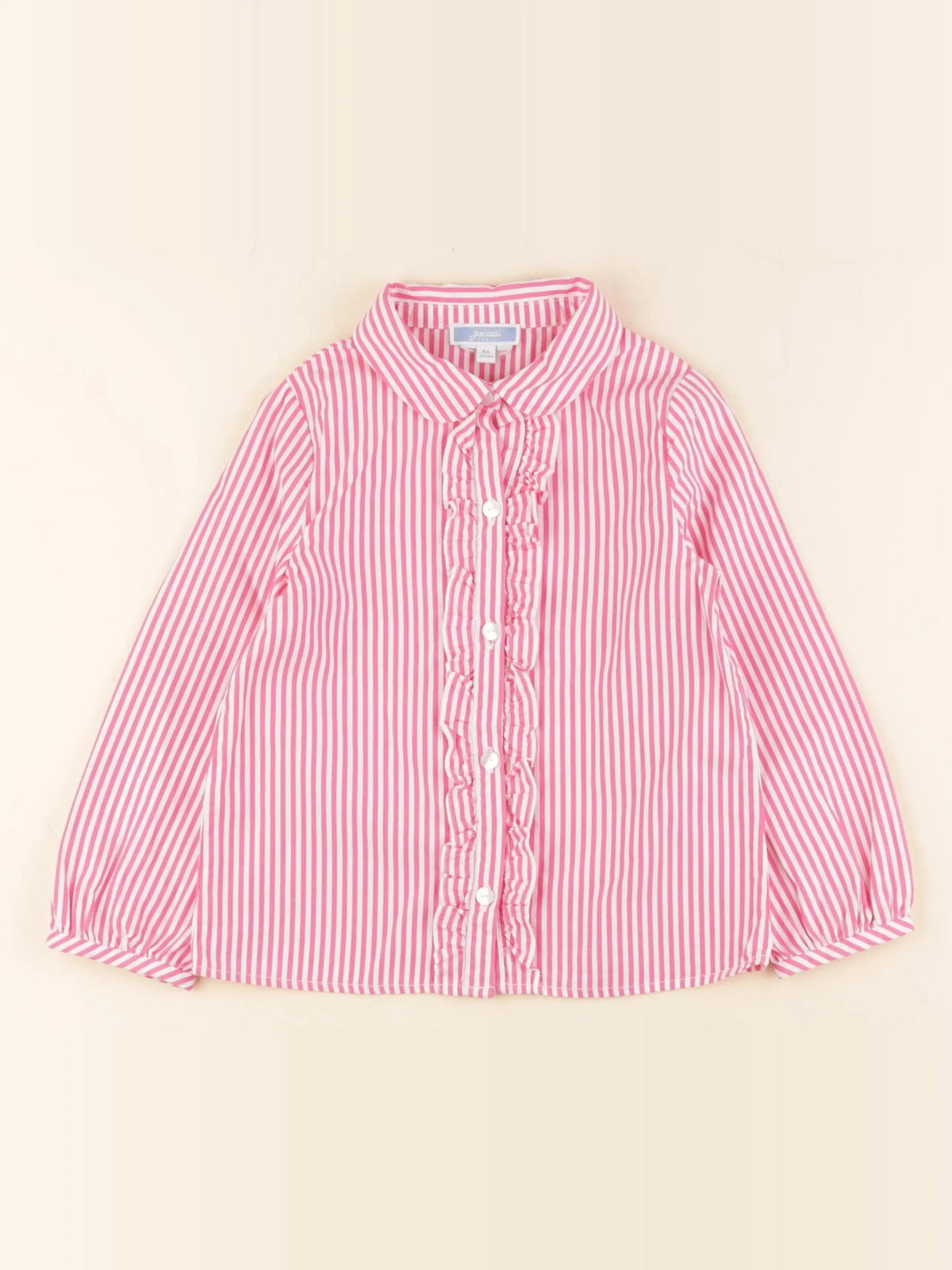 Jacadi - blouse blanc, rose - 4 ans