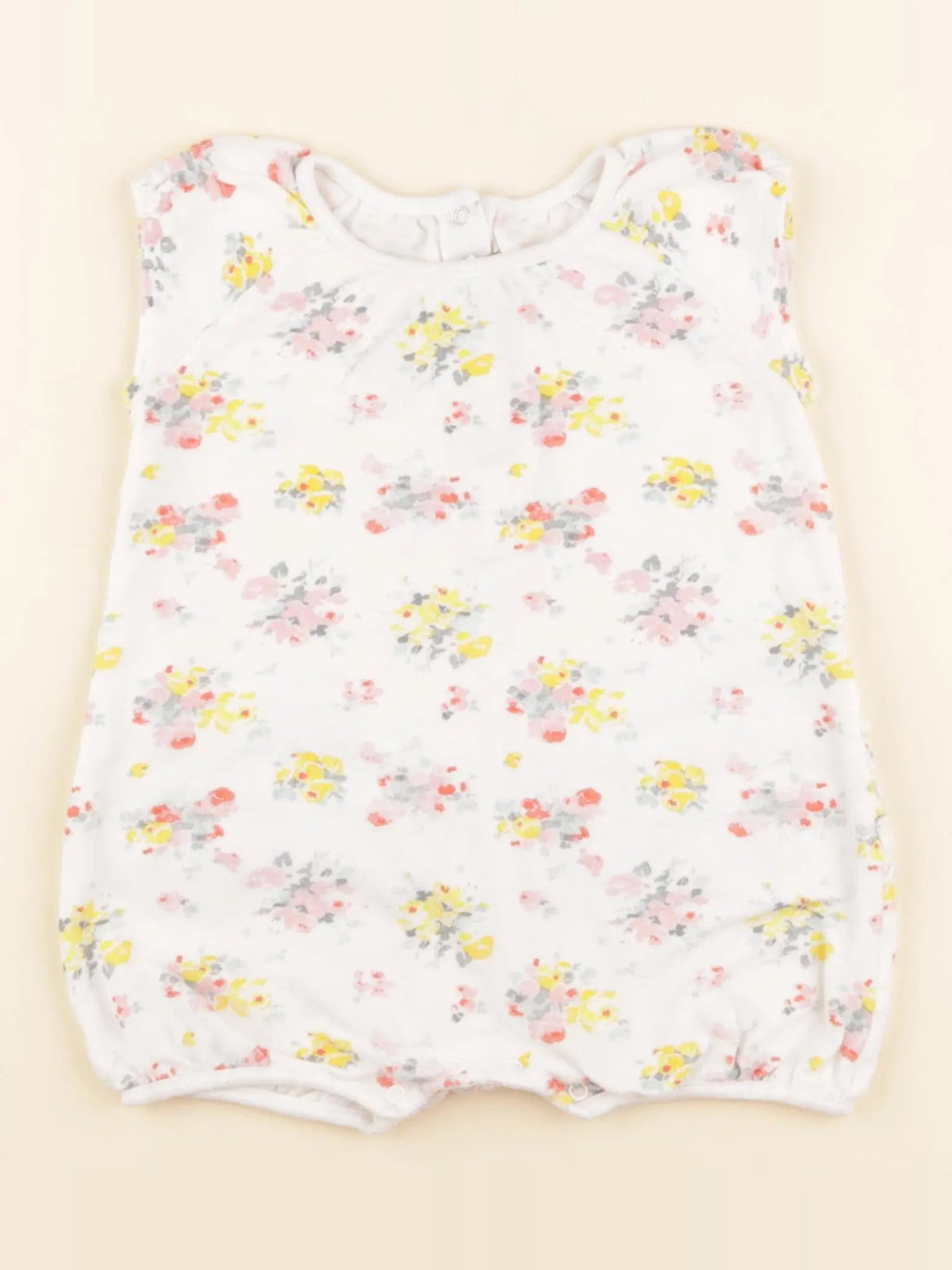 Petit Bateau - combinaison multicolore - 12 mois