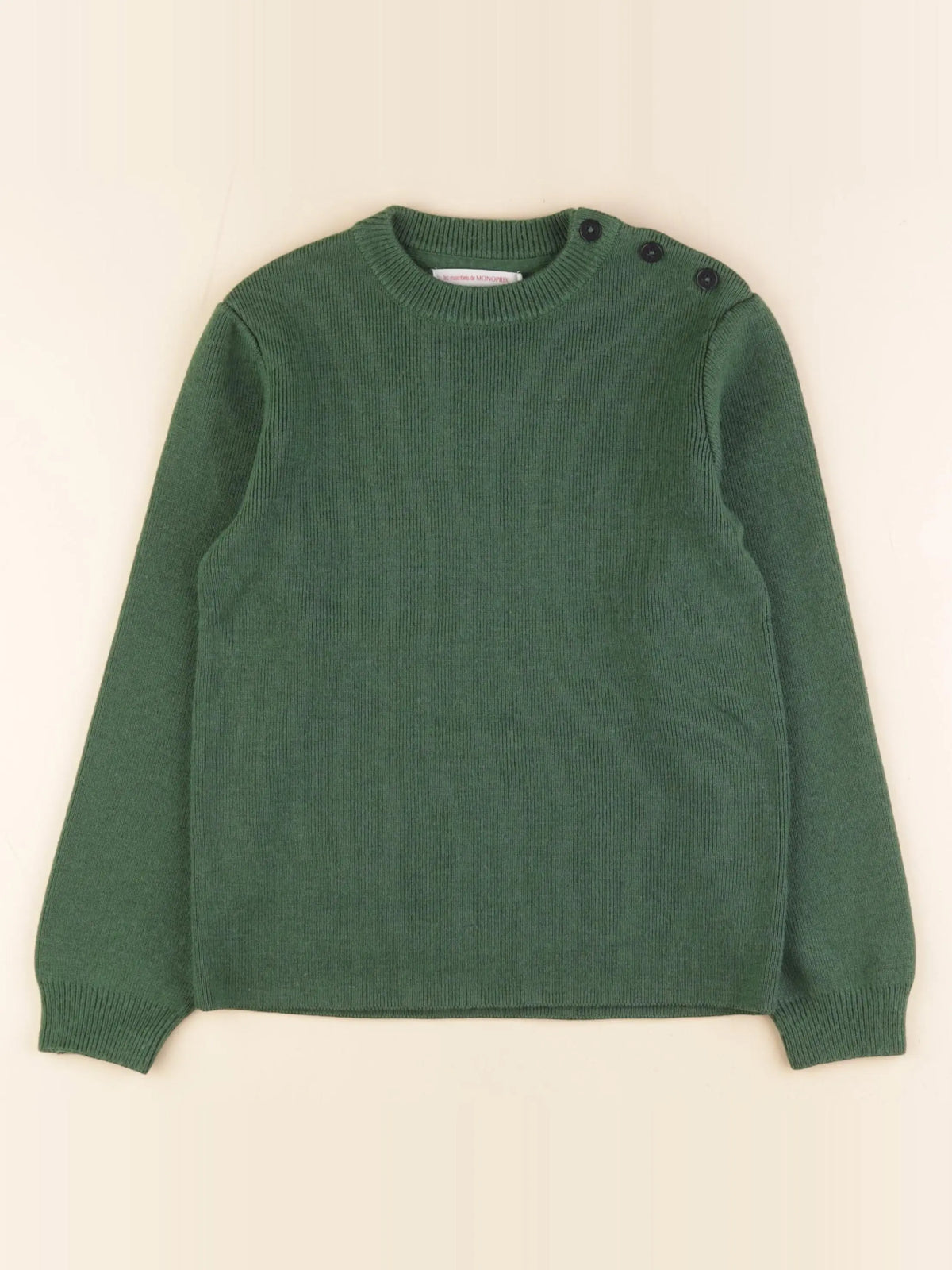 Monoprix - pull vert - 8 ans