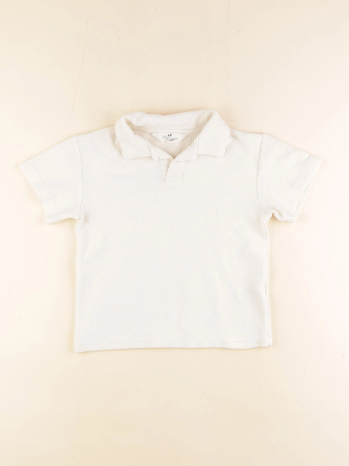 H&M - polo beige - 4/6 ans