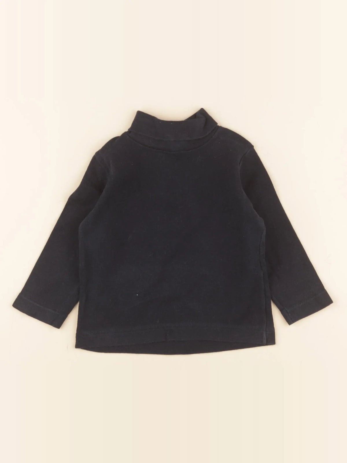 Petit Bateau - sous-pull bleu - 12 mois