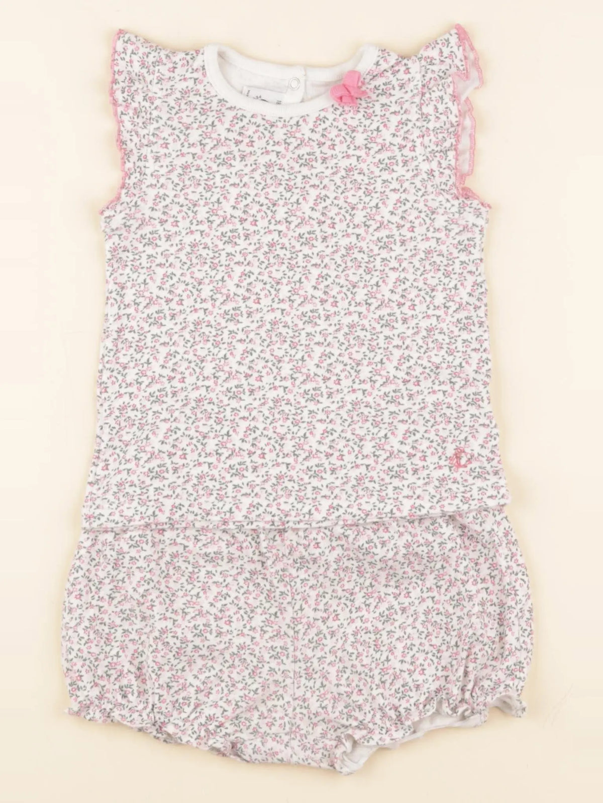 Petit Bateau - pyjama coton multicolore - 18 mois