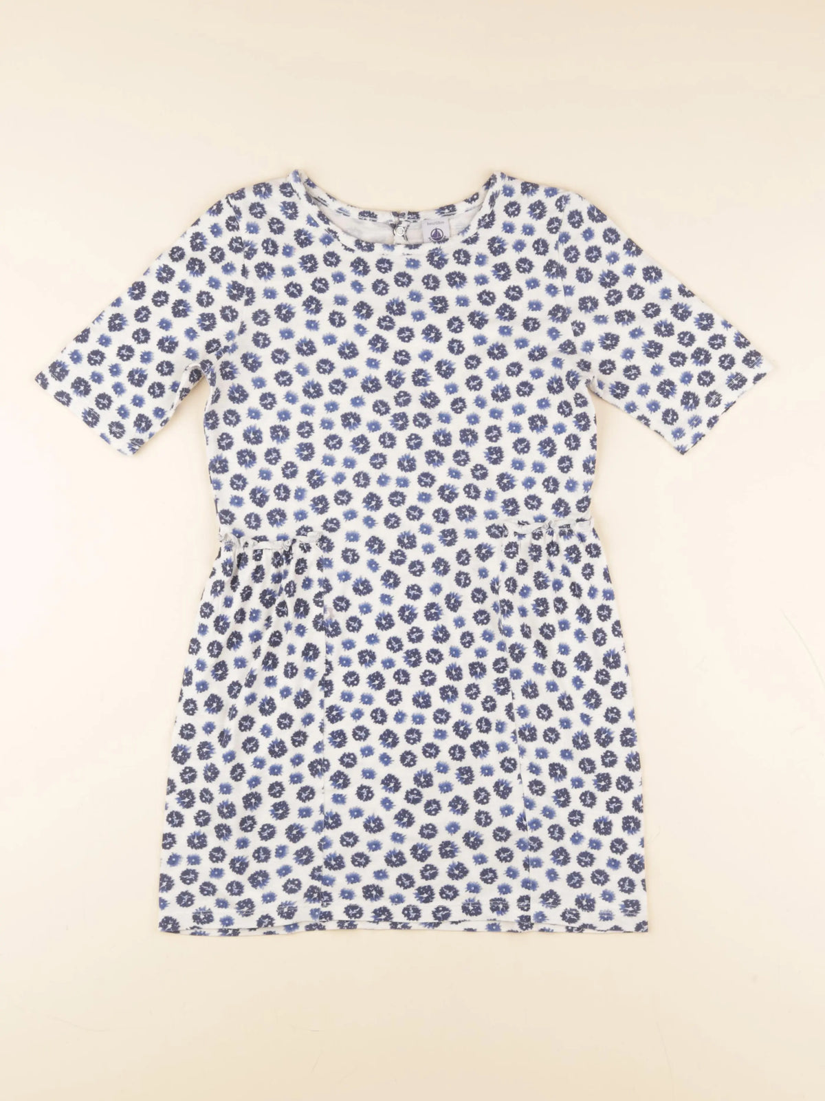 Petit Bateau - robe bleu - 8 ans