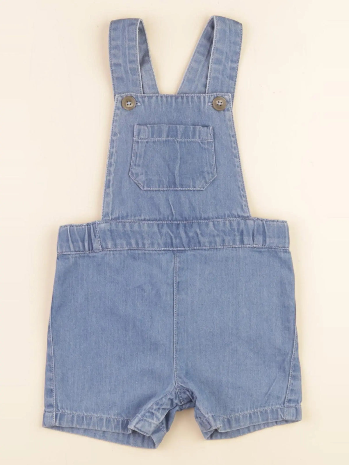 Petit Bateau - salopette bleu - 6 mois