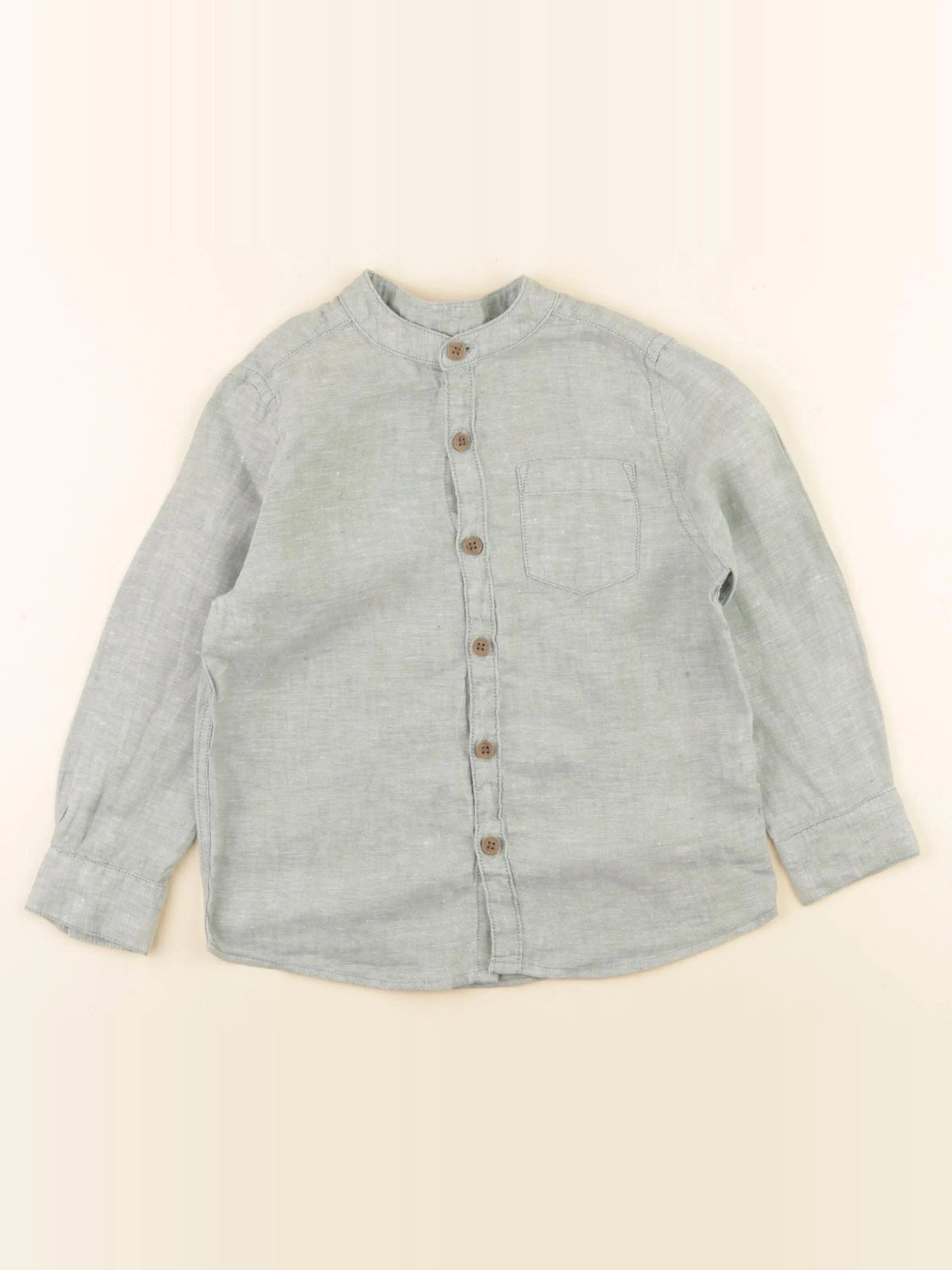 Monoprix - chemise vert - 4 ans