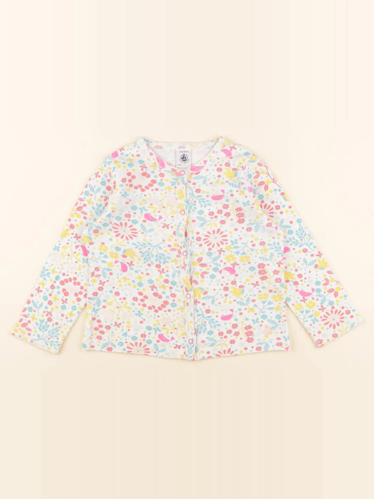 Petit Bateau - tee-shirt multicolore - 24 mois