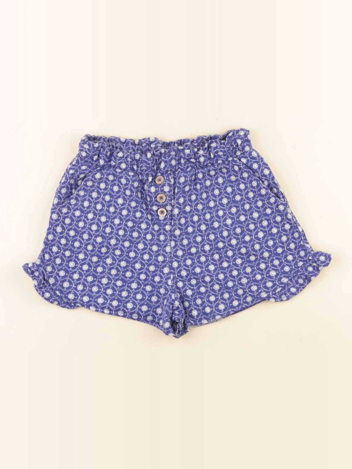 Tape à l'oeil - short bleu - 7 ans