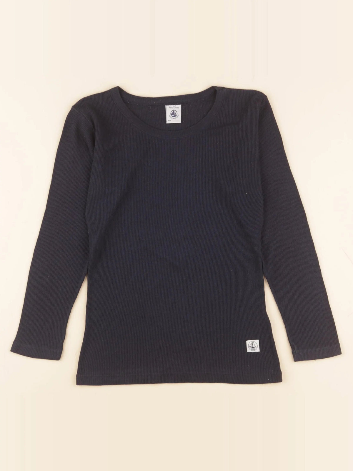 Petit Bateau - tee-shirt bleu - 8 ans
