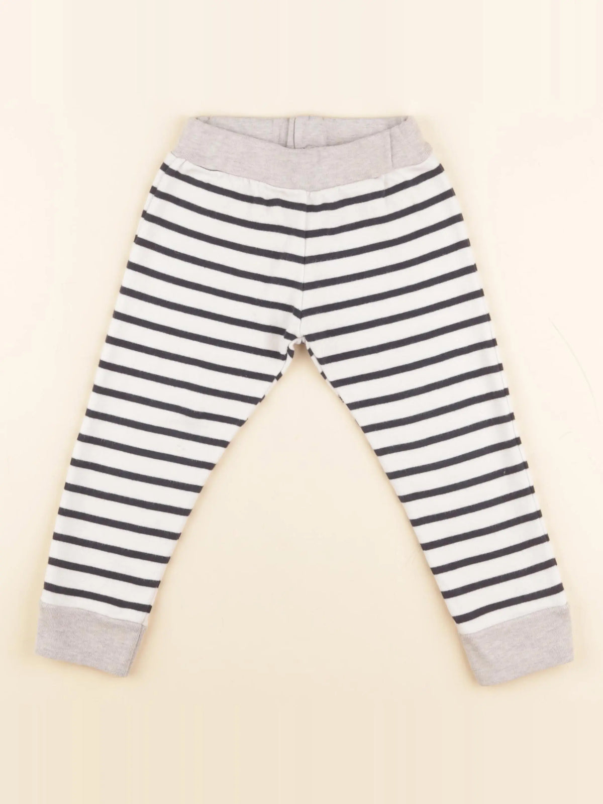 Petit Bateau - jogging blanc, bleu - 36 mois