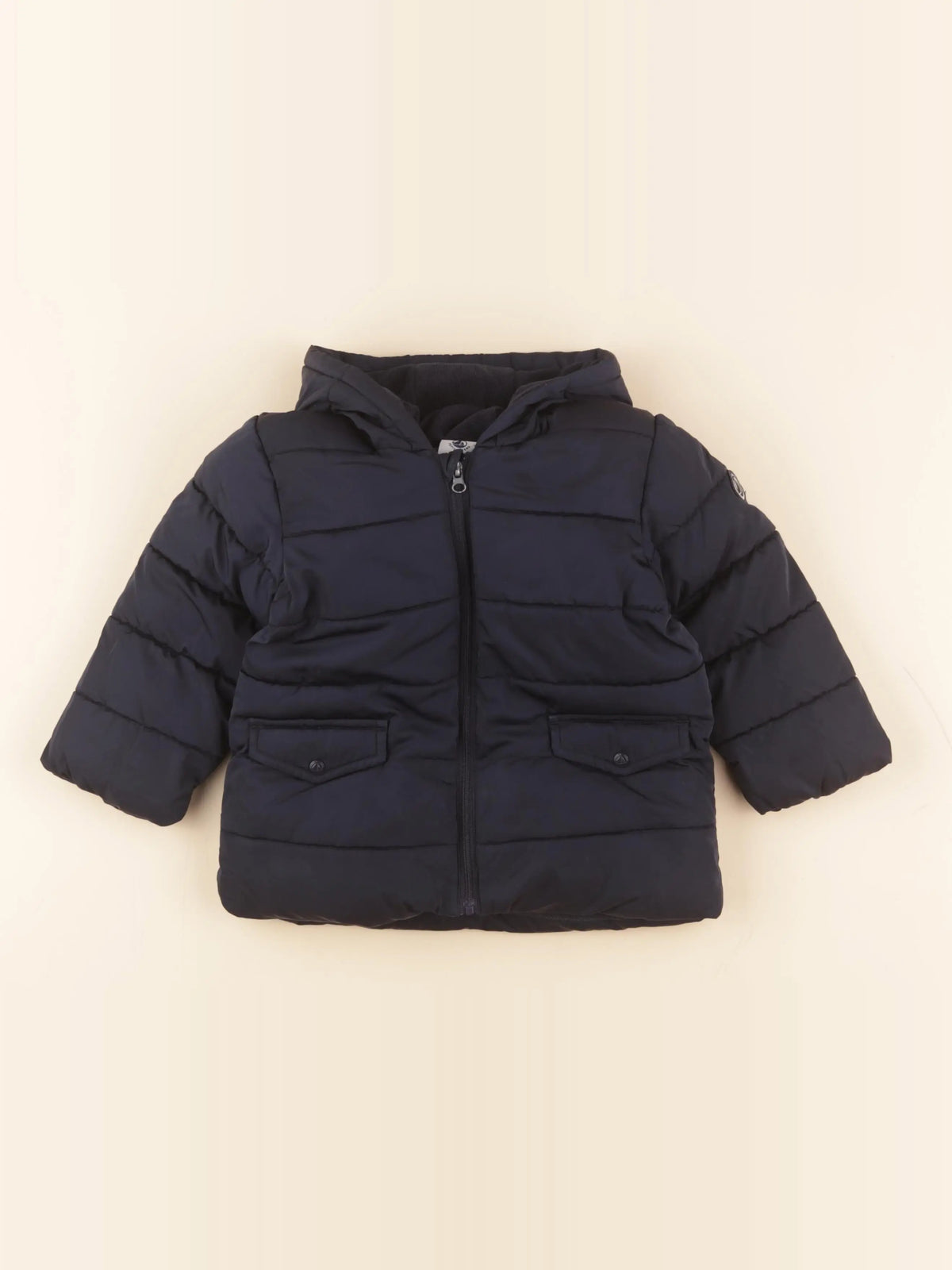 Petit Bateau - doudoune bleu - 18 mois
