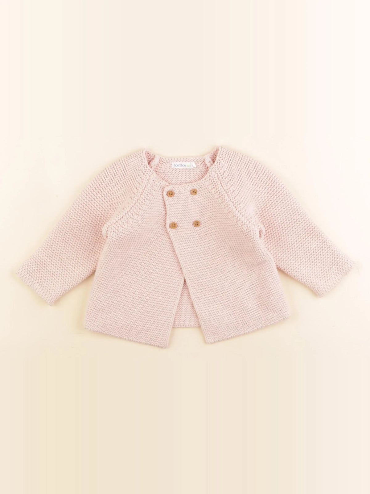 Boutchou - gilet rose - 12 mois