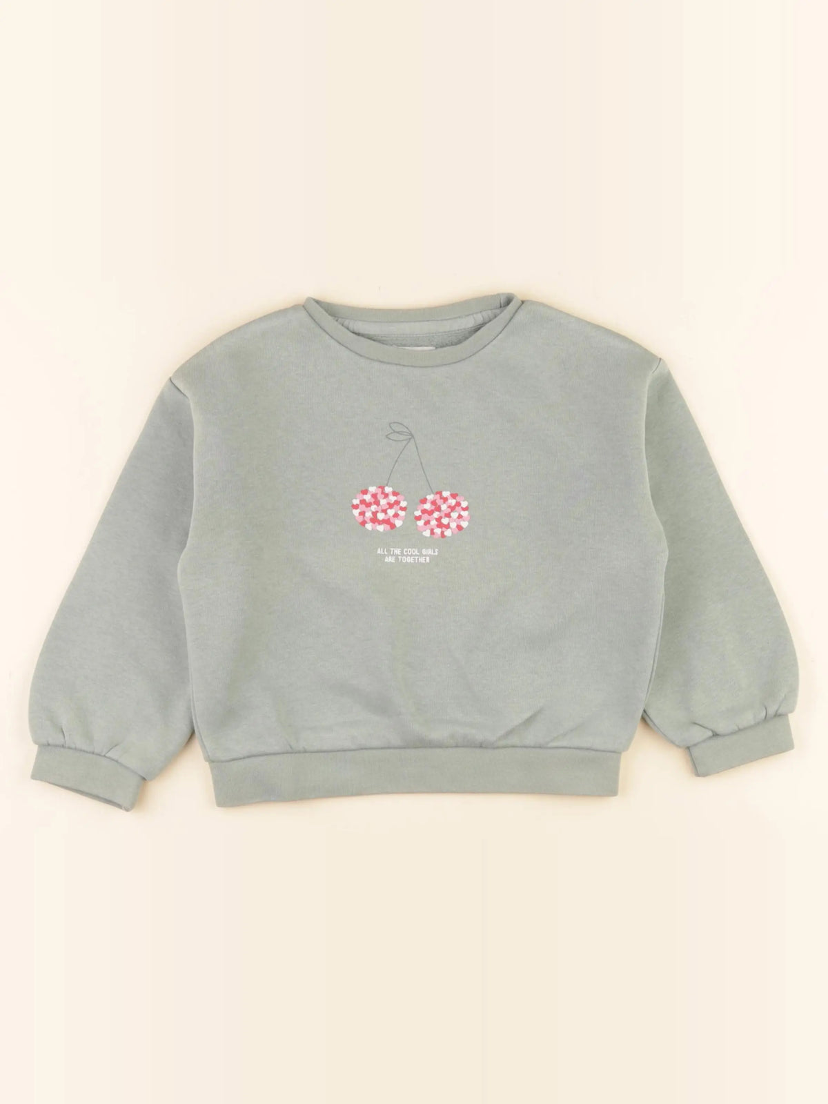 Vertbaudet - sweat vert - 4 ans