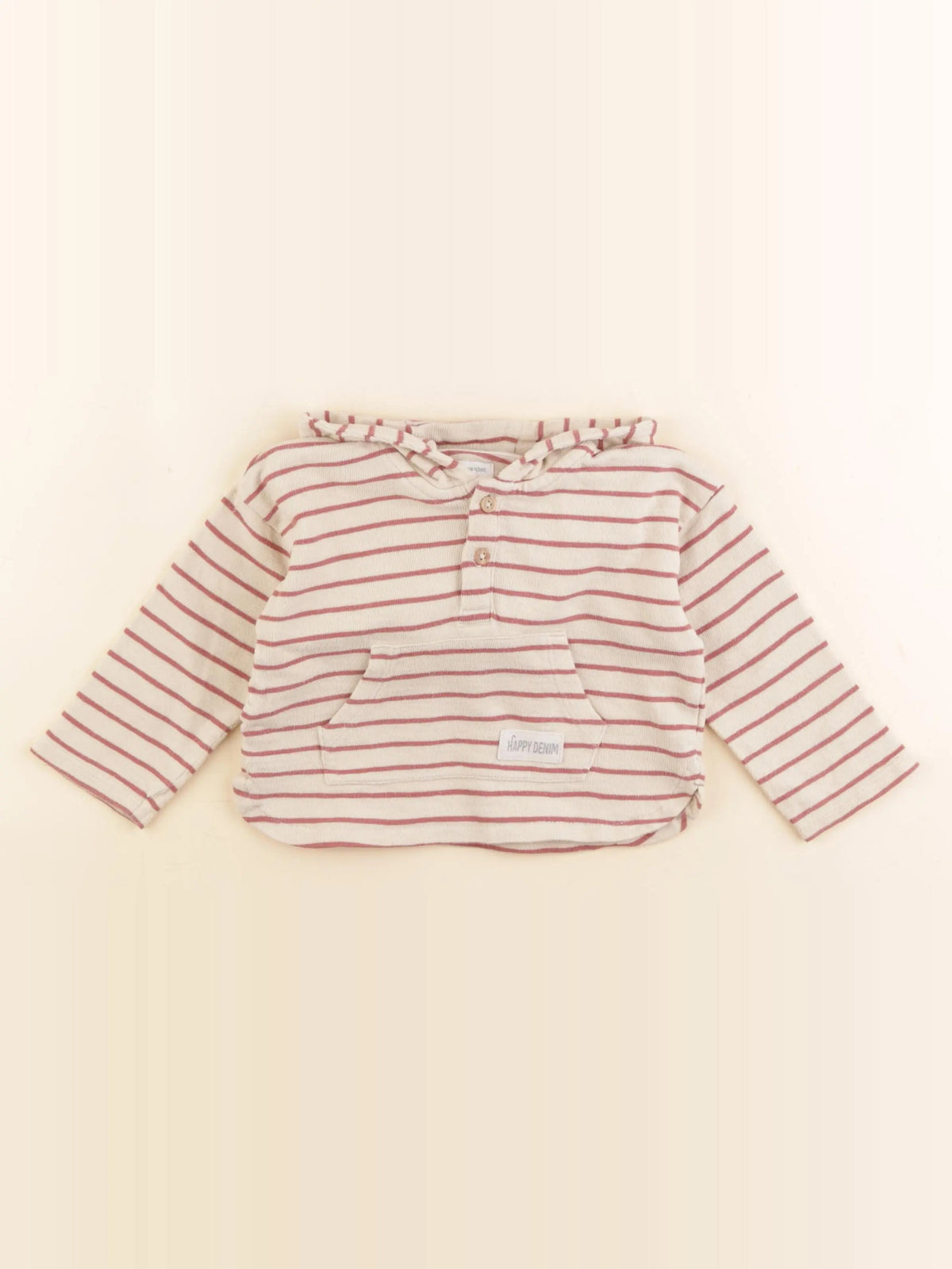 Vertbaudet - tee-shirt beige - 18 mois