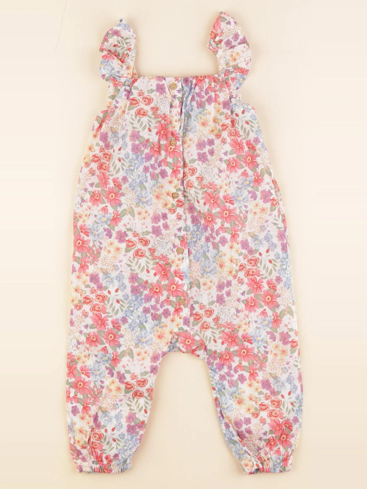 H&M - combinaison multicolore - 9/12 mois