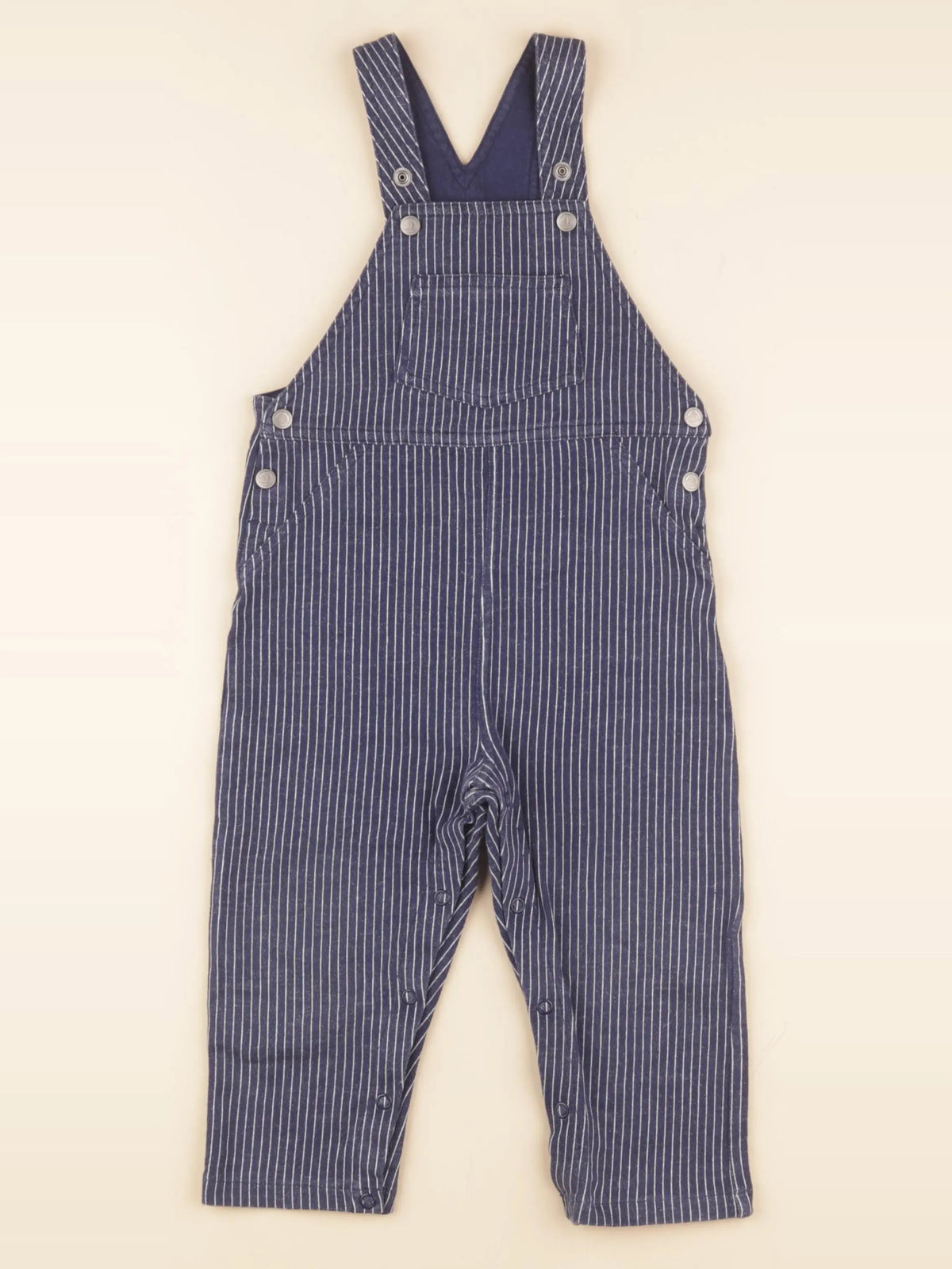 Petit Bateau - salopette bleu - 24 mois