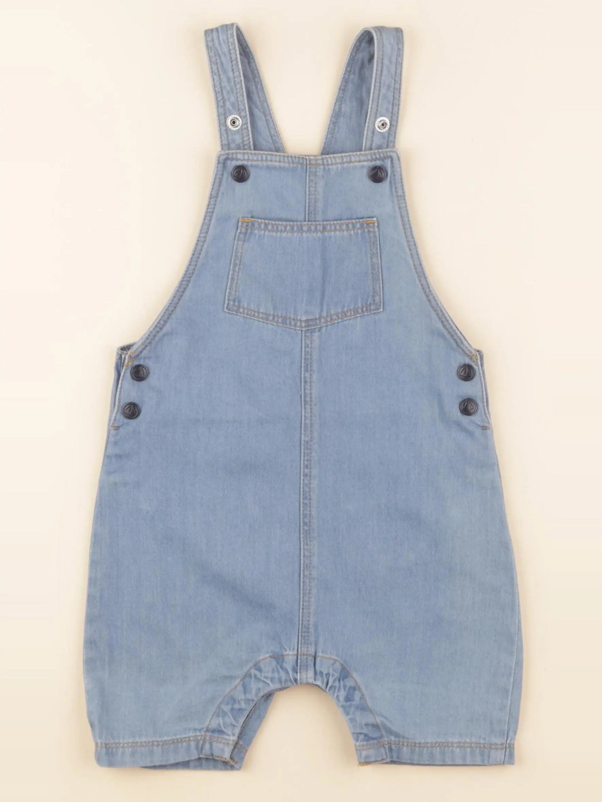 Petit Bateau - salopette bleu - 18 mois
