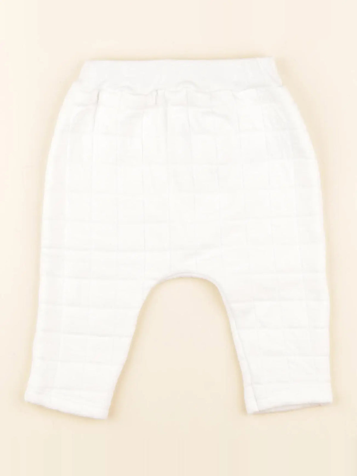 Petit Bateau - sarouel blanc - 3 mois