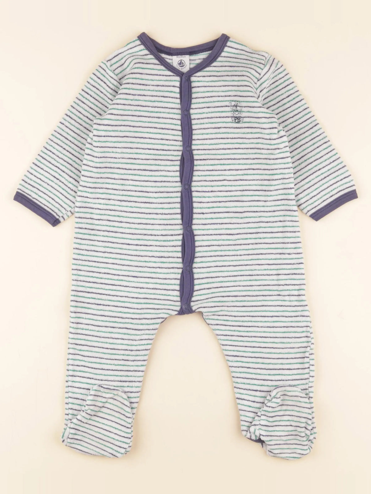 Petit Bateau - pyjama coton multicolore - 18 mois