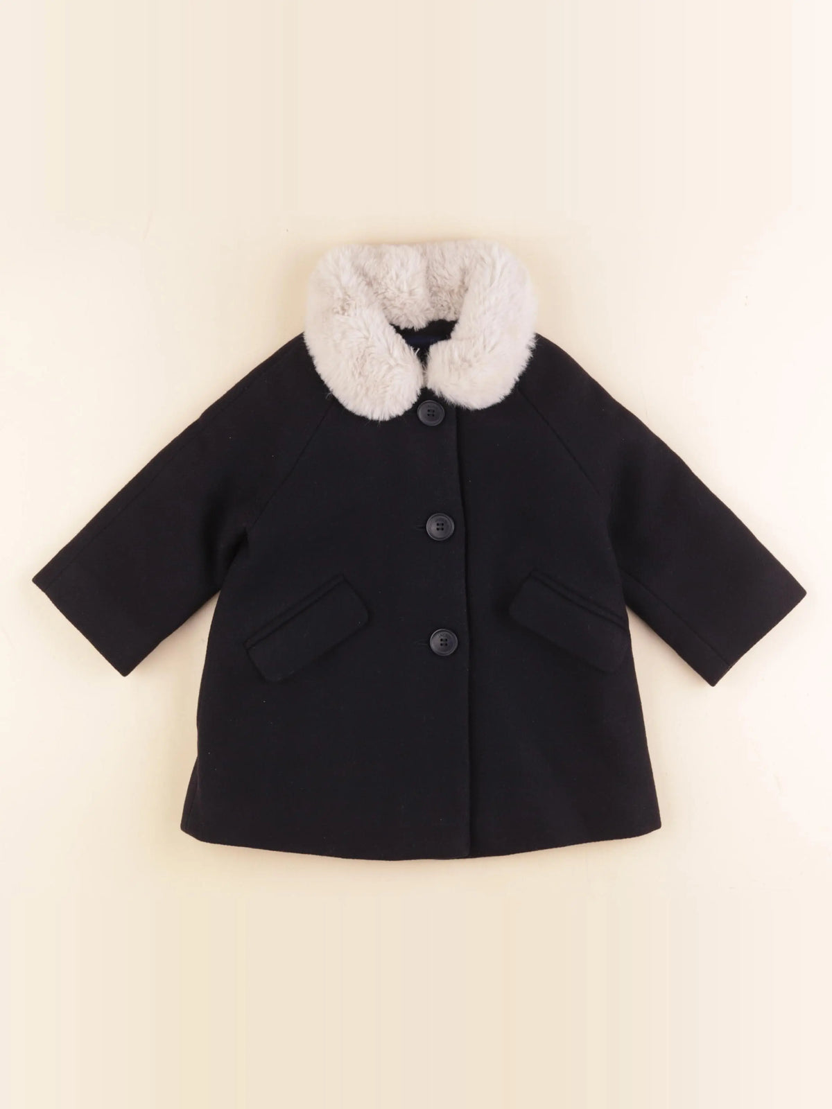 Jacadi - manteau bleu - 18 mois